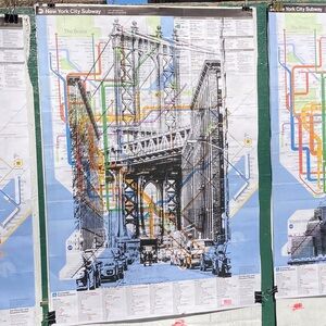 Original New York City Subway Map Artwork - Dumbo